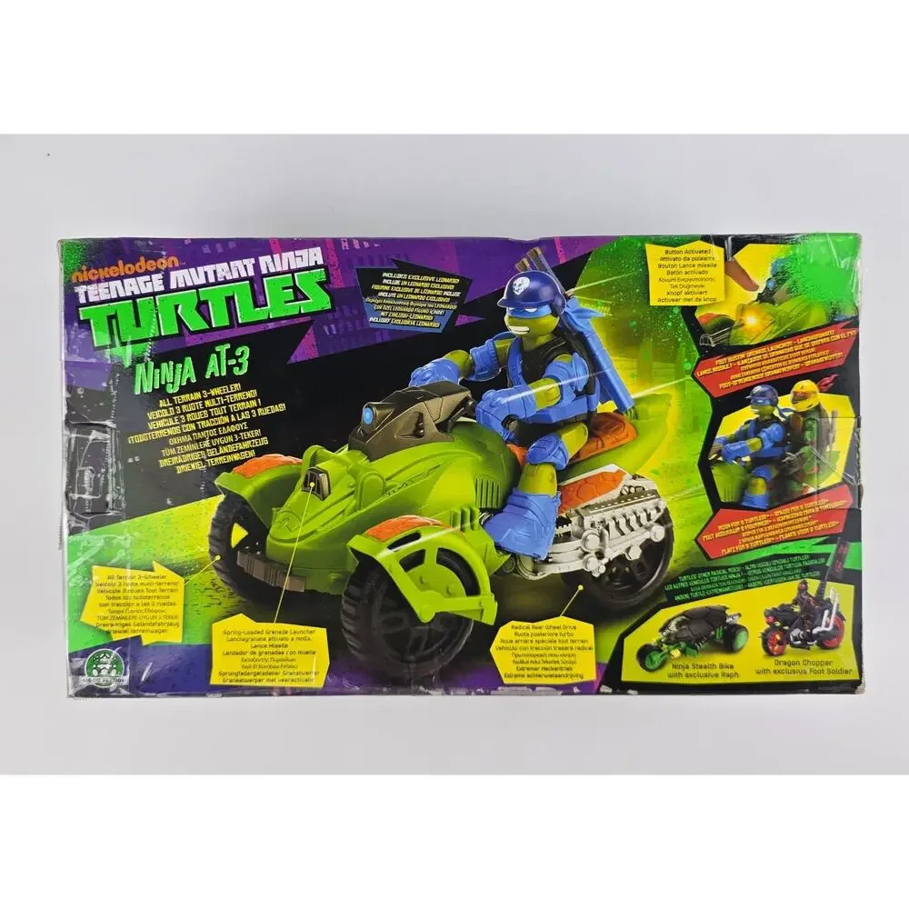 TMNT Teenage Mutant Ninja Turtles Leonardo Ninja AT-3 All Terrain 3 Wheeler New